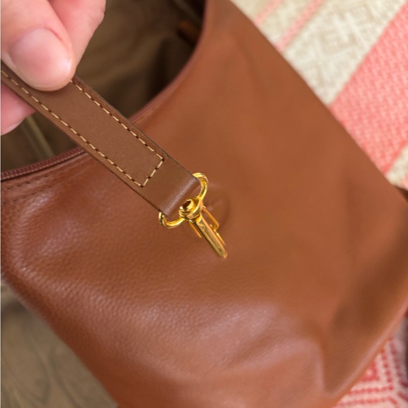 Vintage Longchamp Brown Leather Backpack - Picture 5 of 9